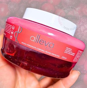 Geleia Hidratante Corporal Alleva Skin Frutas Vermelhas