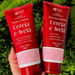 Hidratante Corporal SIS Make-Up Cereja e Avelã