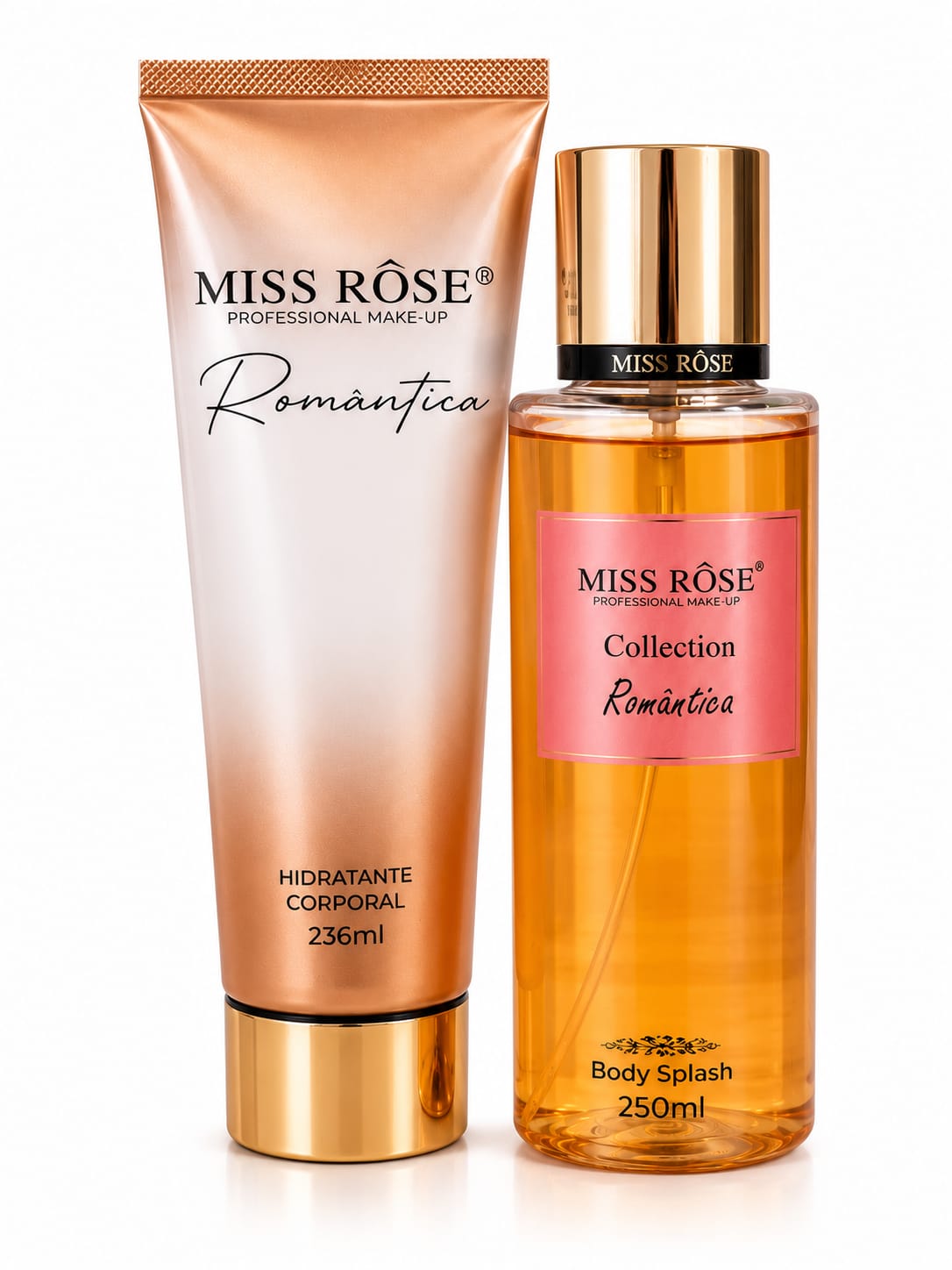 Kit Miss Rôse Collection Romântica – Hidratante Corporal 236ml + Body Splash 250ml - Imagem 2