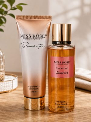 Kit Miss Rôse Collection Romântica – Hidratante Corporal 236ml + Body Splash 250ml